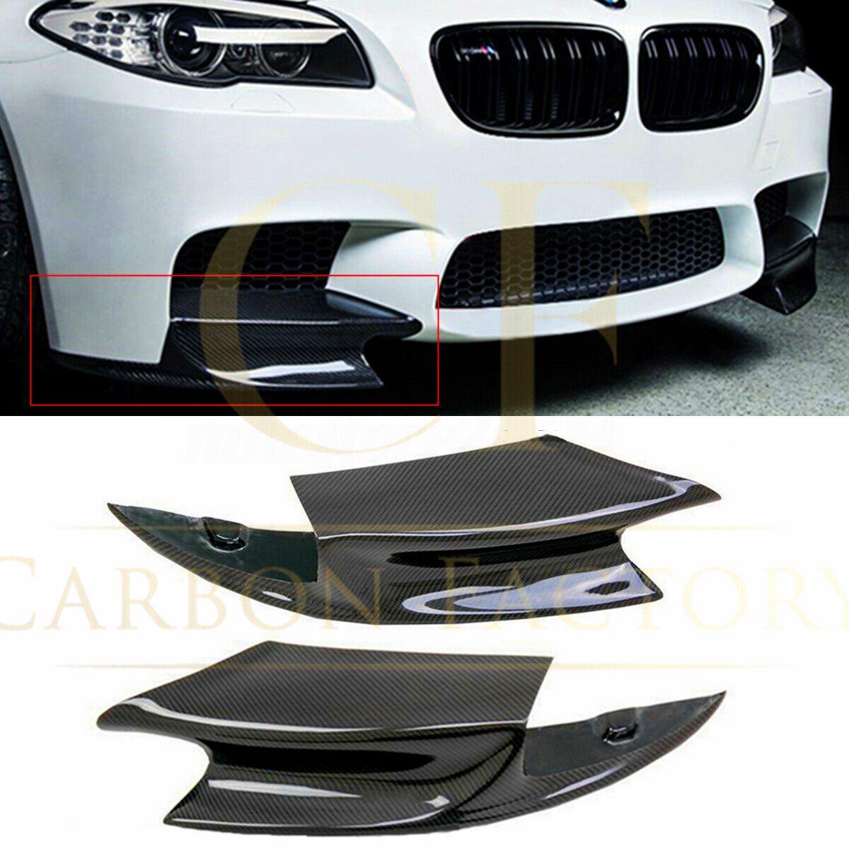 BMW F10 M5 Carbon Fibre Front Splitter Covers 10-17 by Carbon Factory-Carbon Factory