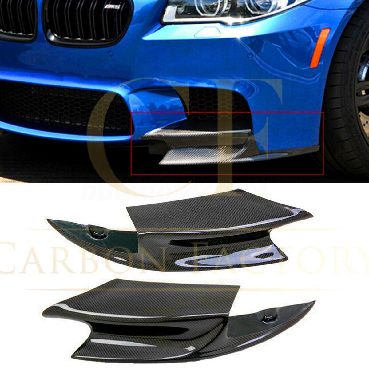 BMW F10 M5 Carbon Fibre Front Splitter Covers 10-17 by Carbon Factory-Carbon Factory