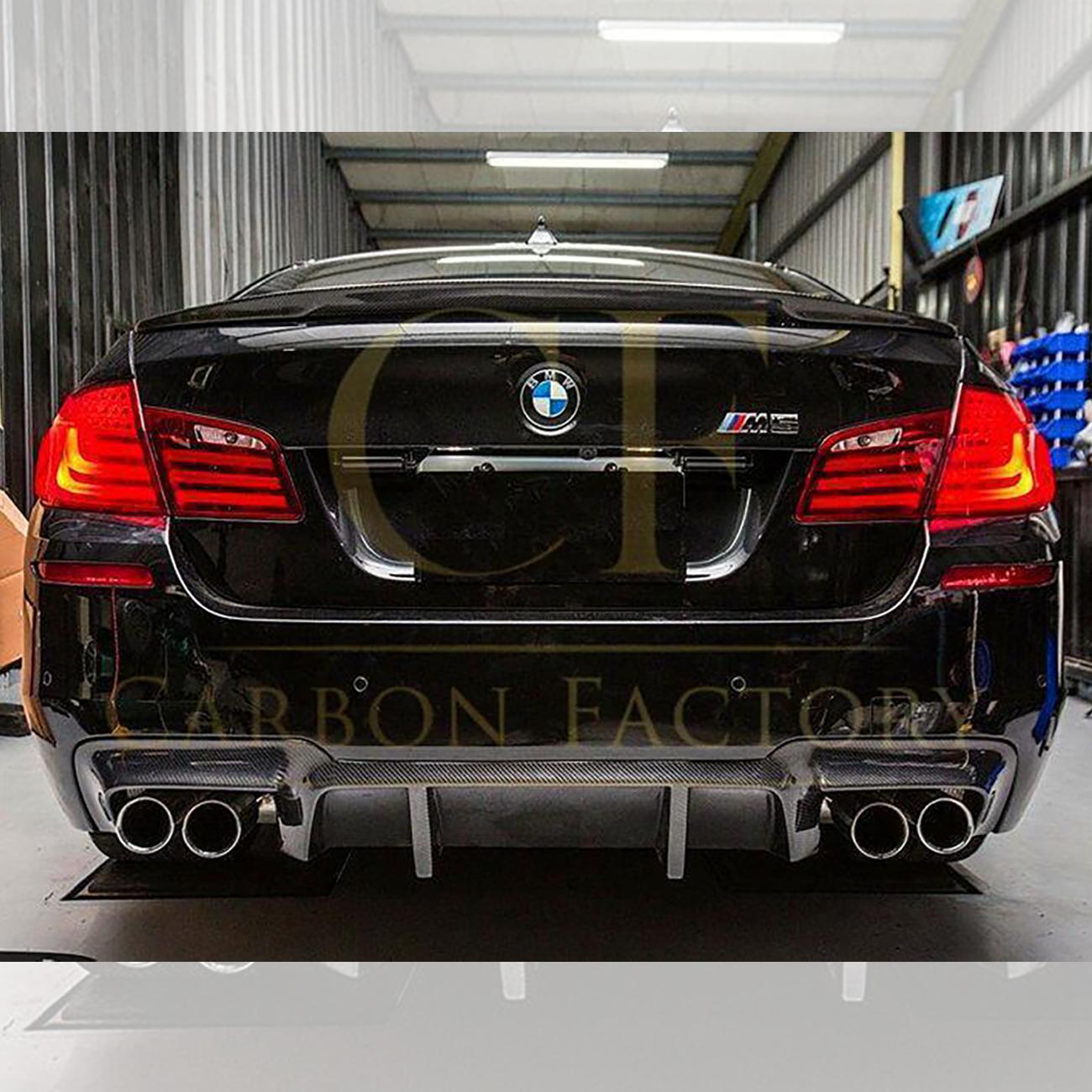 BMW F10 M5 DTM Style Carbon Fibre Rear Diffuser 10-17 by Carbon Factory-Carbon Factory