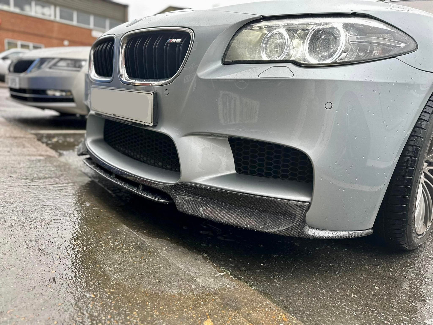 BMW F10 M5 V Style Carbon Fibre Front Splitter 10-16 by Carbon Factory-Carbon Factory