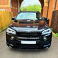 BMW F15 X5 Gloss Black Carbon Factory Style Body Kit Splitter Diffuser Side Skirt Spoiler 13-18-Carbon Factory