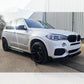 BMW F15 X5 Gloss Black Carbon Factory Style Body Kit Splitter Diffuser Side Skirt Spoiler 13-18-Carbon Factory