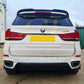 BMW F15 X5 Gloss Black Carbon Factory Style Body Kit Splitter Diffuser Side Skirt Spoiler 13-18 by Carbon Factory-Carbon Factory