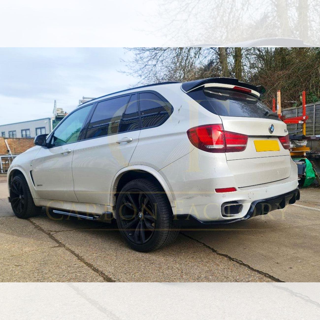 BMW F15 X5 Gloss Black Carbon Factory Style Side Skirt 13-18 by Carbon Factory-Carbon Factory