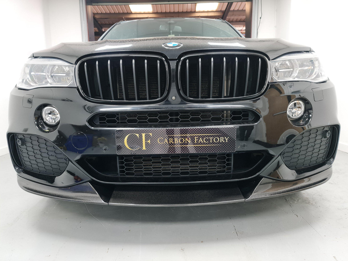 BMW F15 X5 M Sport MP Style Carbon Fibre Front Splitter 14-18-Carbon Factory