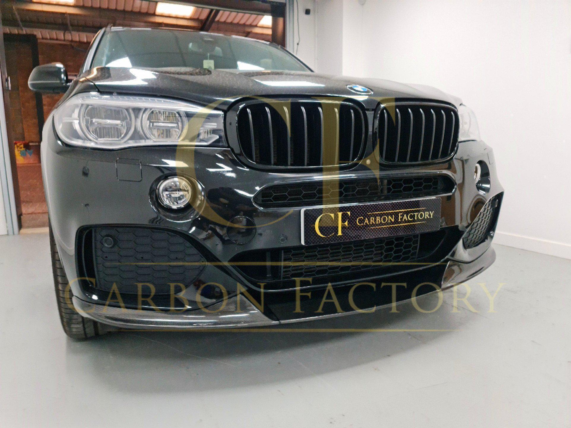 BMW F15 X5 M Sport MP Style Carbon Fibre Front Splitter 14-18-Carbon Factory