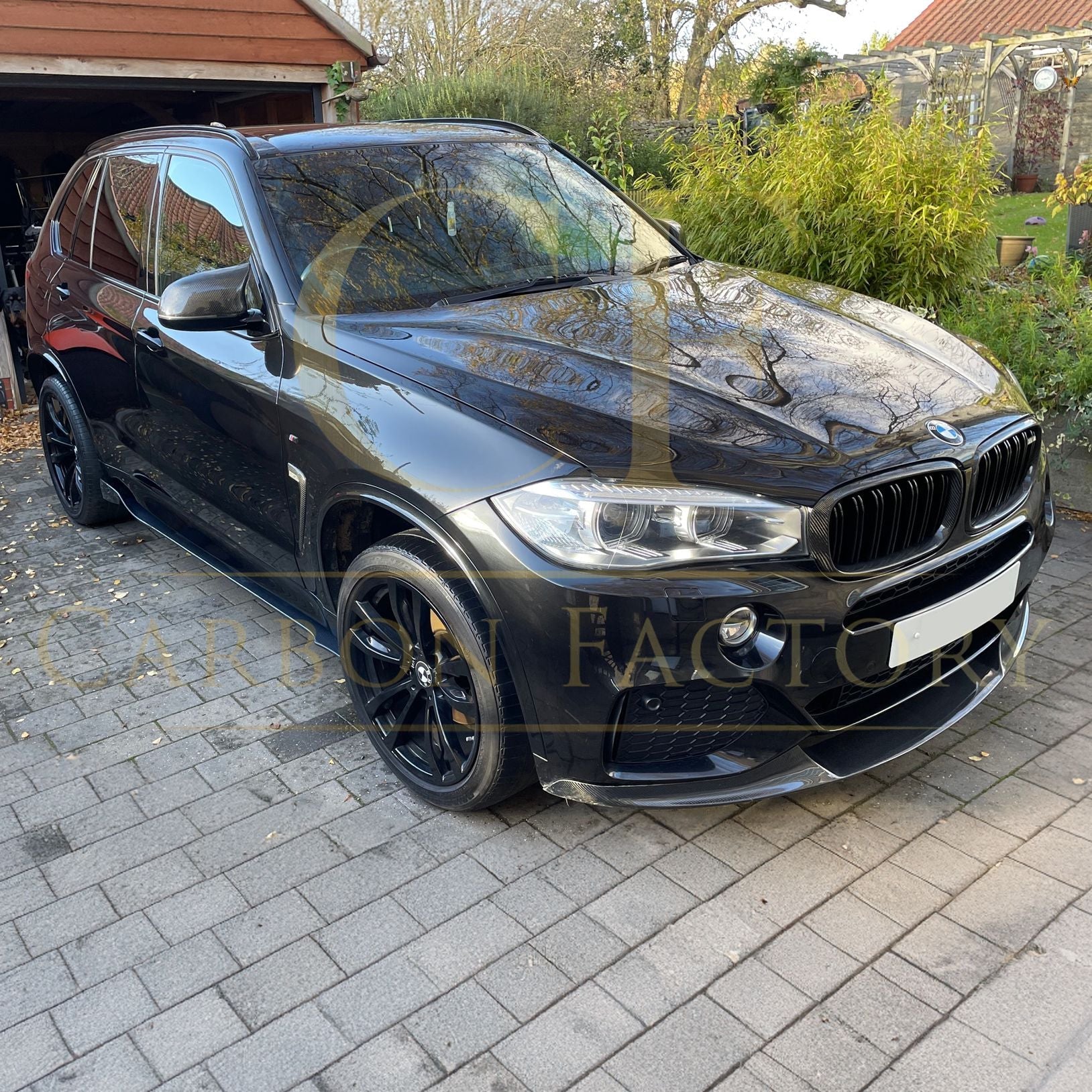 BMW F15 X5 M Sport MP Style Carbon Fibre Front Splitter 14-18-Carbon Factory