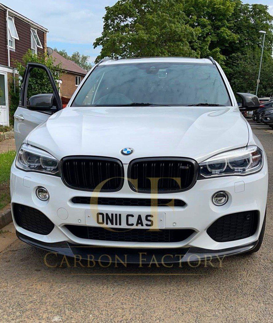 BMW F15 X5 M Sport MP Style Carbon Fibre Front Splitter 14-18-Carbon Factory