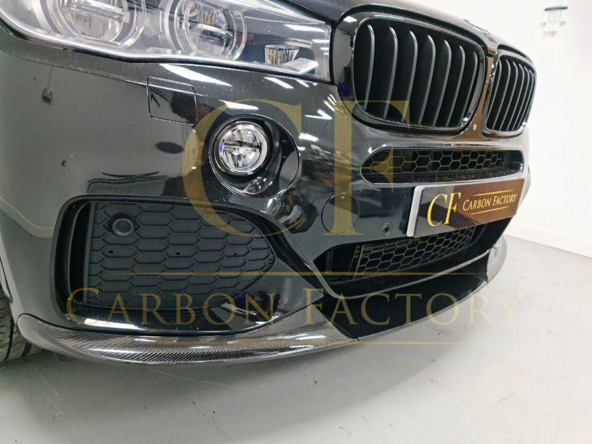 BMW F15 X5 M Sport MP Style Carbon Fibre Front Splitter 14-18 by Carbon Factory-Carbon Factory