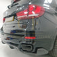 BMW F15 X5 M Sport MP Style Carbon Fibre Rear diffuser 13-18-Carbon Factory