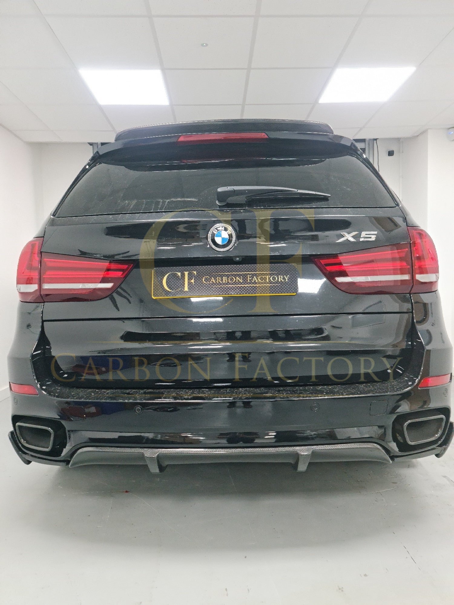 BMW F15 X5 M Sport MP Style Carbon Fibre Rear diffuser 13-18-Carbon Factory