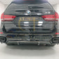 BMW F15 X5 M Sport MP Style Carbon Fibre Rear diffuser 13-18-Carbon Factory