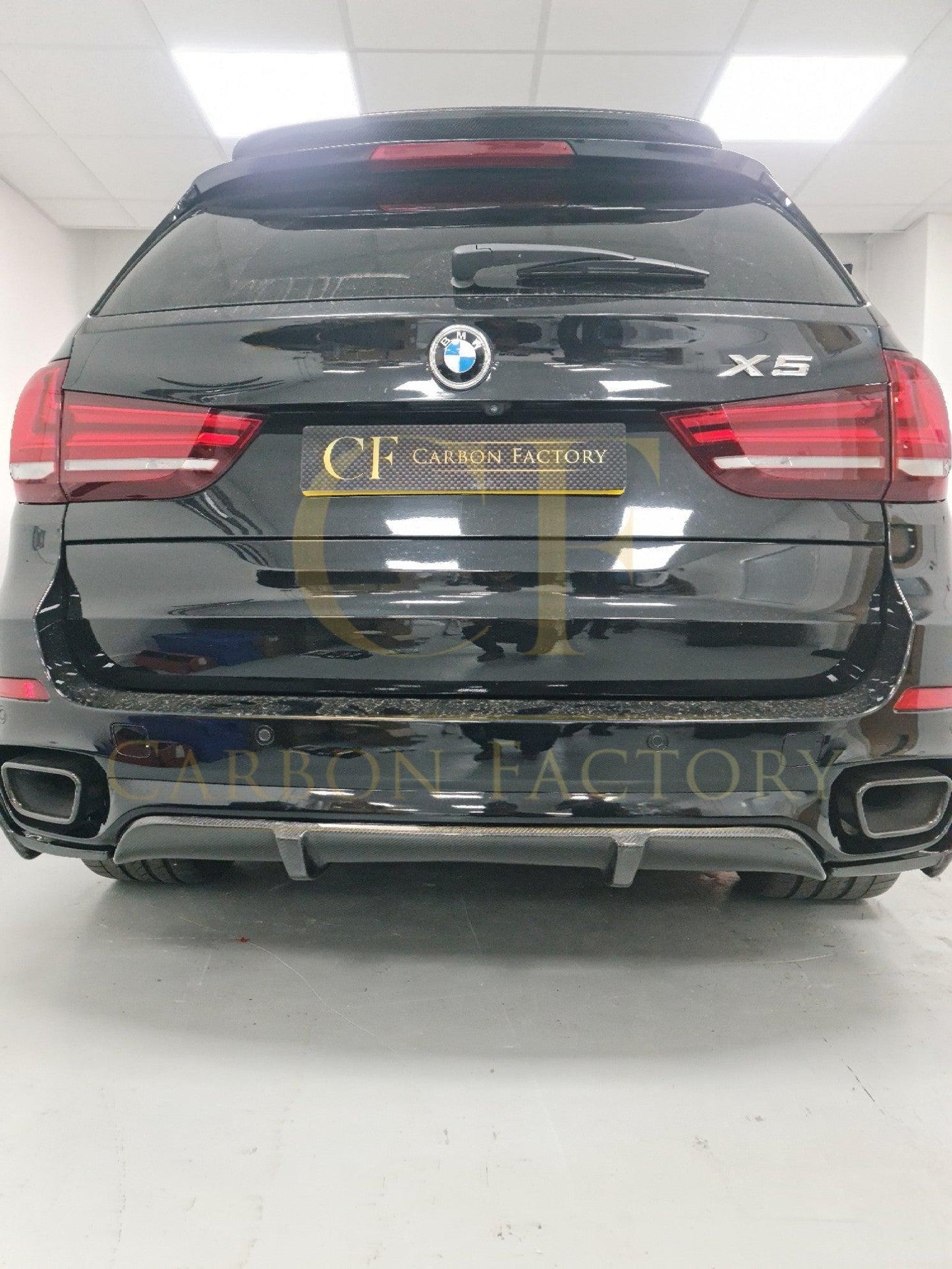 BMW F15 X5 M Sport MP Style Carbon Fibre Rear diffuser 13-18-Carbon Factory