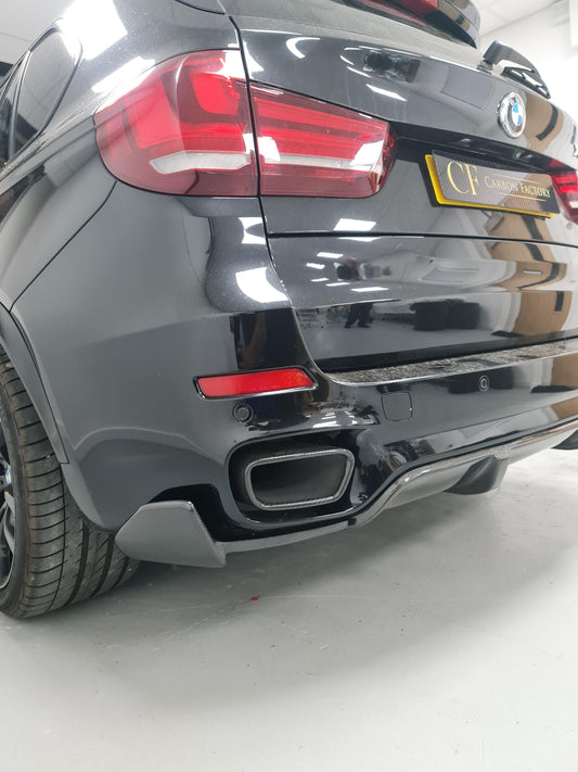 BMW F15 X5 M Sport MP Style Carbon Fibre Rear diffuser 13-18-Carbon Factory