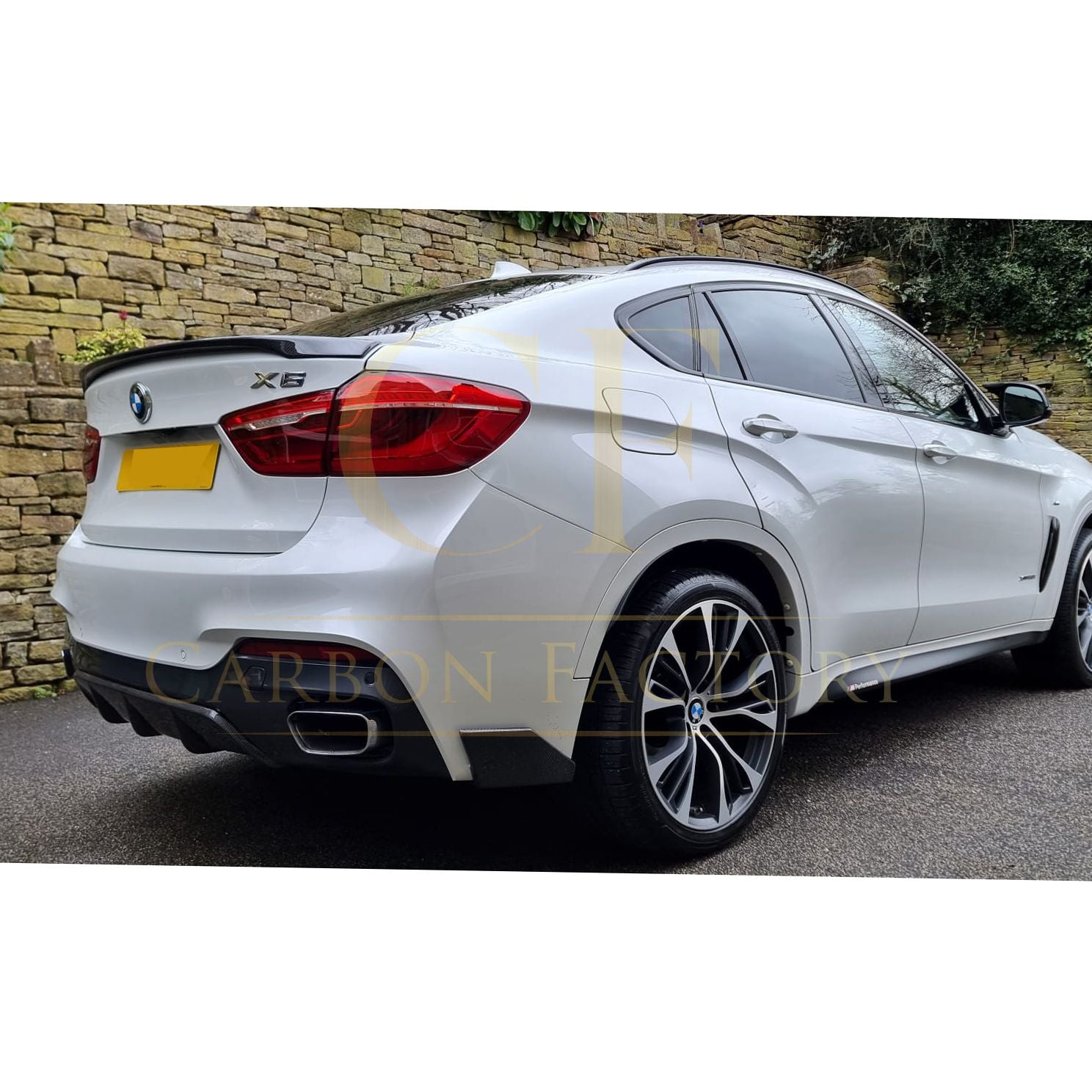 BMW F16 X6 F86 X6M Carbon Fibre Boot Spoiler MP B Style 15-18 by Carbon Factory-Carbon Factory