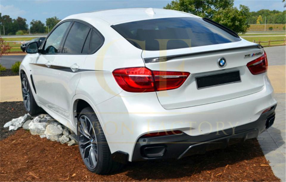 BMW F16 X6 F86 X6M Carbon Fibre Boot Spoiler MP B Style 15-18 by Carbon Factory-Carbon Factory