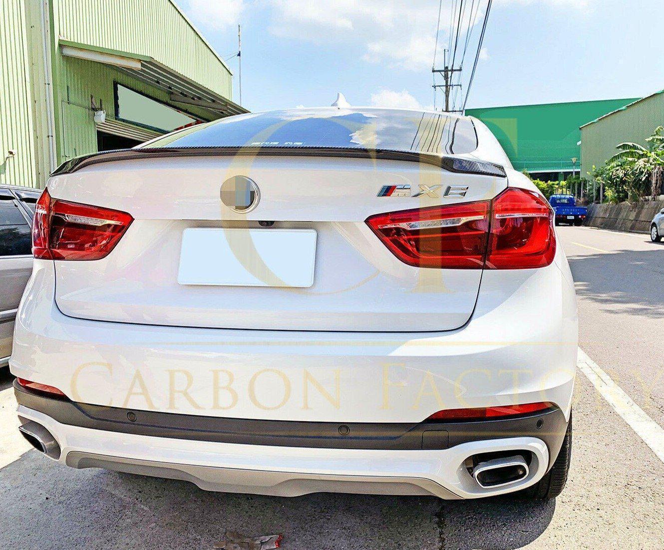 BMW F16 X6 F86 X6M Carbon Fibre Boot Spoiler MP B Style 15-18 by Carbon Factory-Carbon Factory