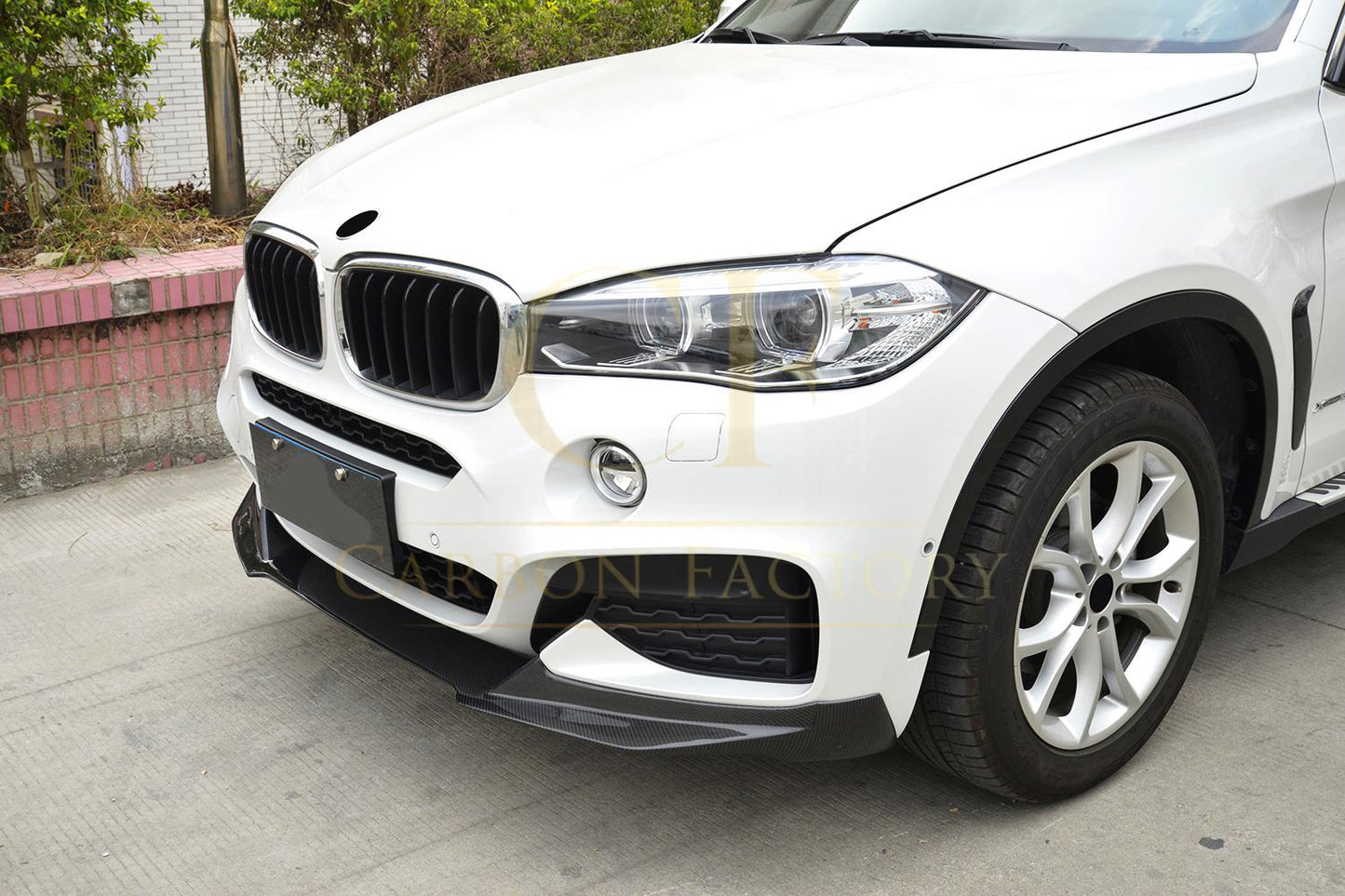 BMW F16 X6 MP Style Carbon Fibre Front Splitter 14-18 by Carbon Factory-Carbon Factory