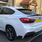 BMW F16 X6 MP Style Carbon Fibre Rear Diffuser 14-18 by Carbon Factory-Carbon Factory