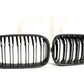 BMW F20 1 Series LCI Double Slat Pre-preg Carbon Fibre Front Grille 15-19-Carbon Factory