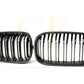 BMW F20 1 Series LCI Double Slat Pre-preg Carbon Fibre Front Grille 15-19-Carbon Factory