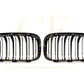 BMW F20 1 Series LCI Double Slat Pre-preg Carbon Fibre Front Grille 15-19-Carbon Factory