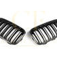 BMW F20 1 Series LCI Double Slat Pre-preg Carbon Fibre Front Grille 15-19-Carbon Factory