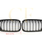 BMW F20 1 Series LCI Double Slat Pre-preg Carbon Fibre Front Grille 15-19-Carbon Factory