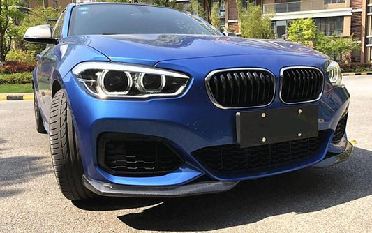 BMW F20 1 Series M Sport Carbon Fibre Side Splitter 16-18 by Carbon Factory-Carbon Factory