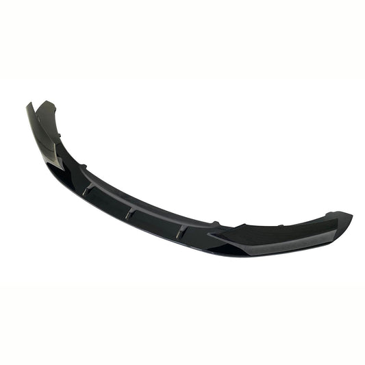 BMW F20 1 Series Pre LCI MP Style Gloss Black Front Splitter 12-14 by Carbon Factory-Carbon Factory