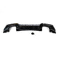 BMW F20 1 Series Pre LCI Quad Exhaust Gloss Black Rear Diffuser 12-14 by Carbon Factory-Carbon Factory