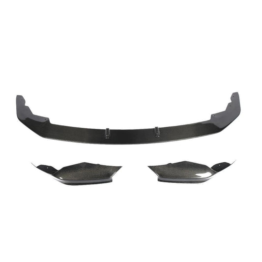 BMW F20 1 Series Saloon Sport MP style Carbon Fibre Front Splitter 19-20-Carbon Factory