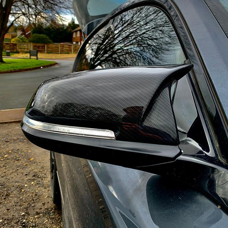 BMW F20 1 Series V Style Pre-Preg Carbon Fibre Replacement Mirror Covers 11-19 by Carbon Factory-Carbon Factory