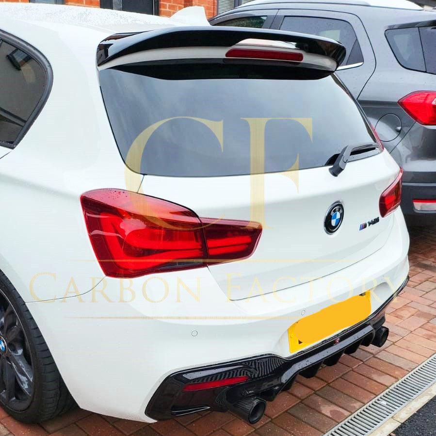 BMW F20 F21 1 Series MP Style Gloss Black Roof Spoiler 11-19 by Carbon Factory-Carbon Factory