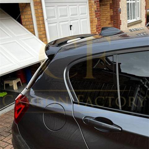 BMW F20 F21 1 Series MP Style Gloss Black Roof Spoiler 11-19 by Carbon Factory-Carbon Factory