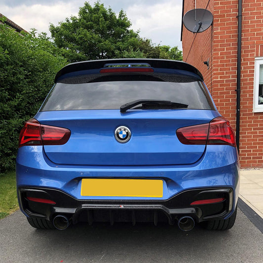 BMW F20 F21 1 Series MP Style Gloss Black Roof Spoiler 11-19-Carbon Factory