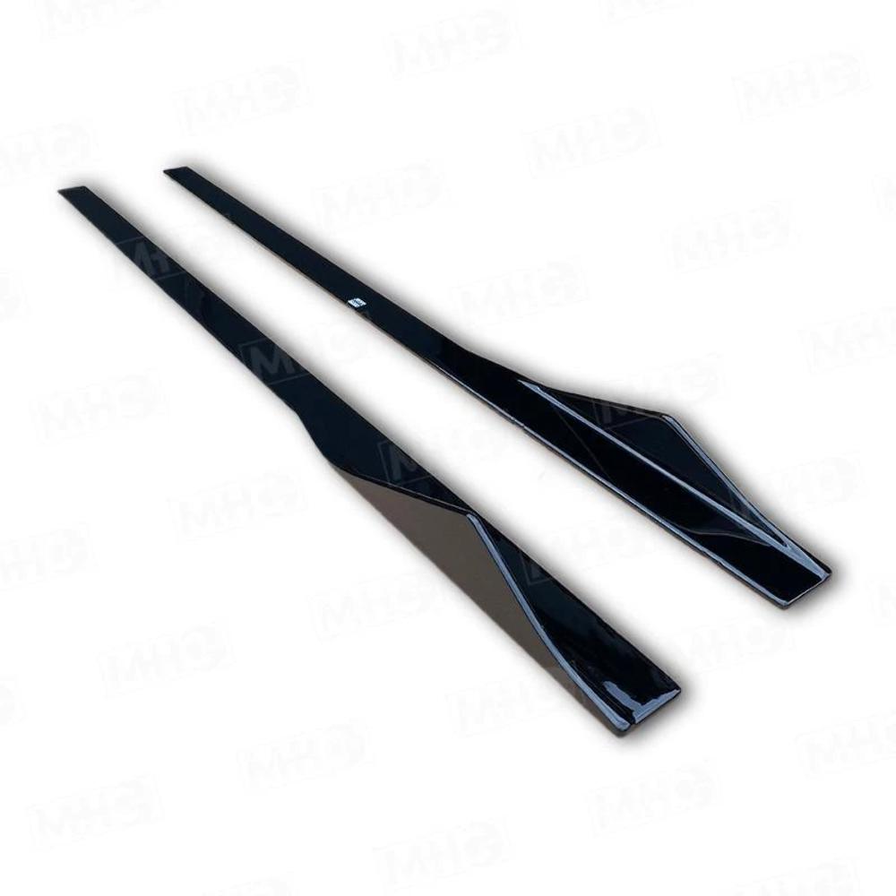 BMW F22 2 Series F87 M2 MTC Style Gloss Black Side Skirt 14-20 by Carbon Factory-Carbon Factory