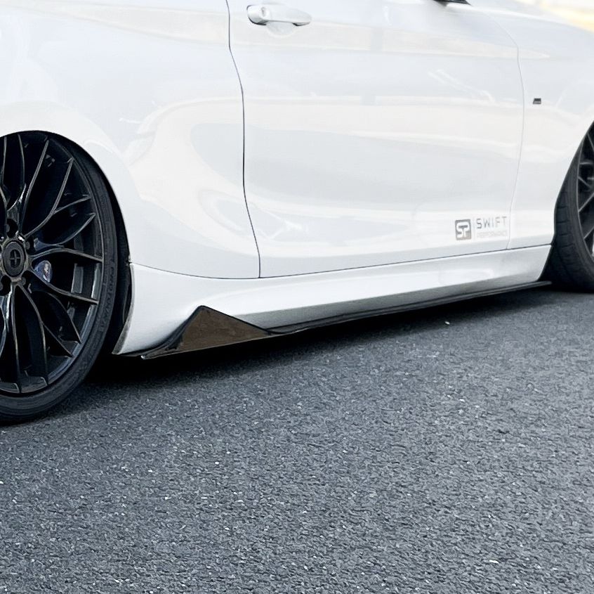 BMW F22 2 Series F87 M2 MTC Style Gloss Black Side Skirt 14-20 by Carbon Factory-Carbon Factory