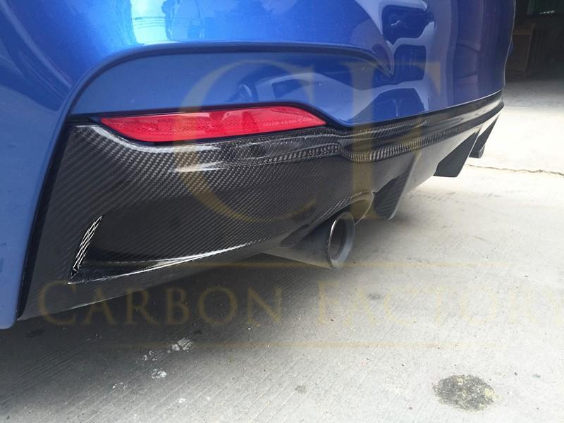 BMW F22 2 Series M Sport Carbon Fibre Rear Diffuser V Style 14-21 by Carbon Factory-Carbon Factory