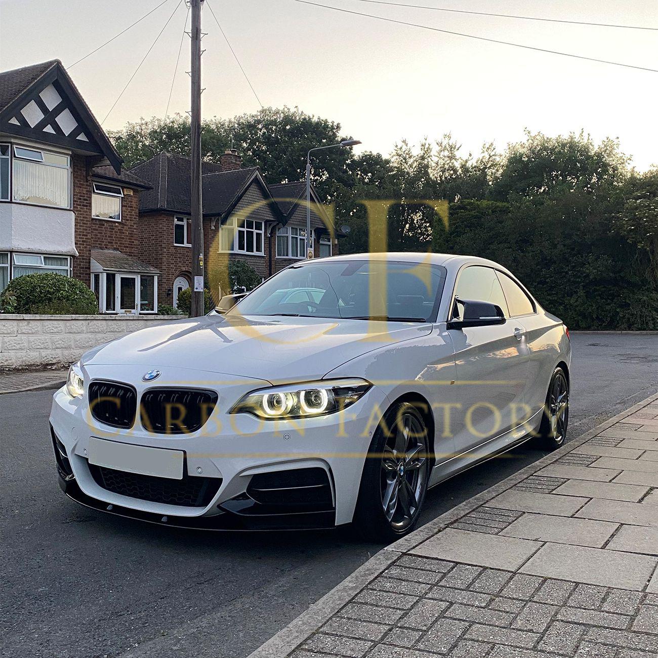 BMW F22 2 Series M Sport MP Style Carbon Fibre Front Splitter 14-21-Carbon Factory