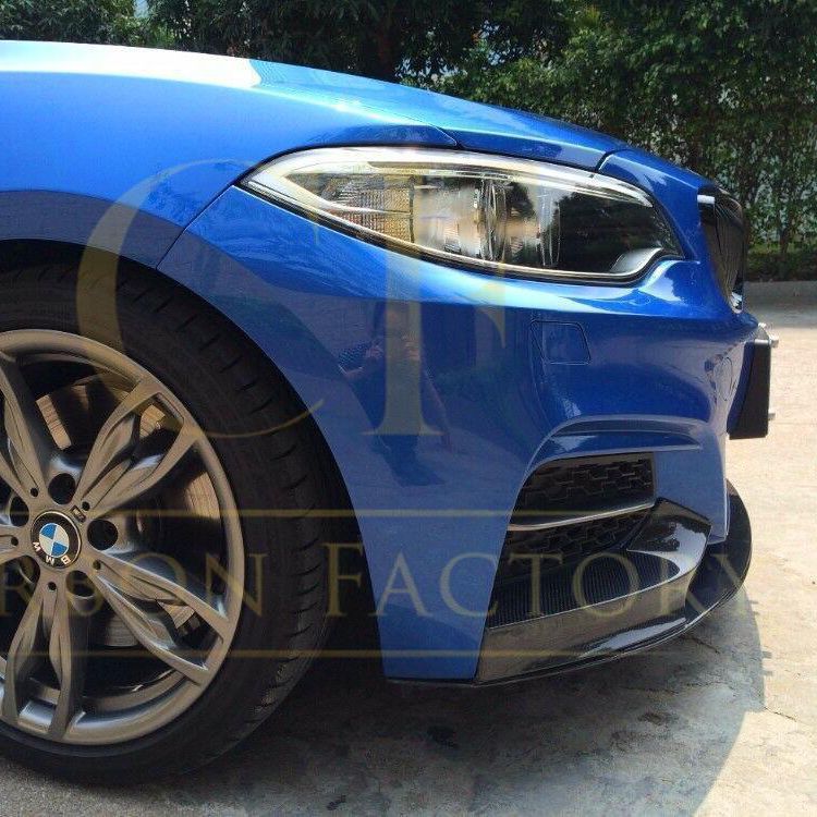 BMW F22 2 Series M Sport MP Style Carbon Fibre Front Splitter 14-21 by Carbon Factory-Carbon Factory