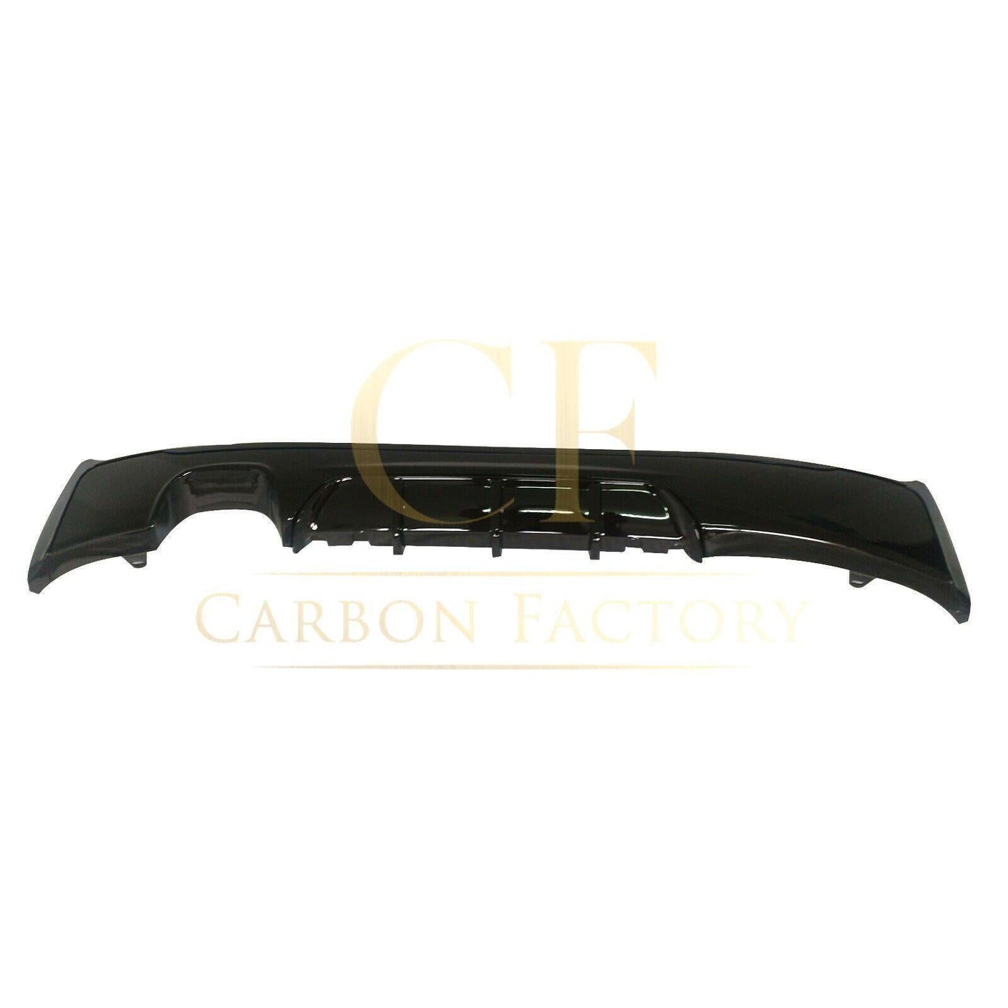 BMW F22 2 Series M Sport MP Style Gloss Black Rear Diffuser Twin Exhaust 14-Present by Carbon Factory-Carbon Factory