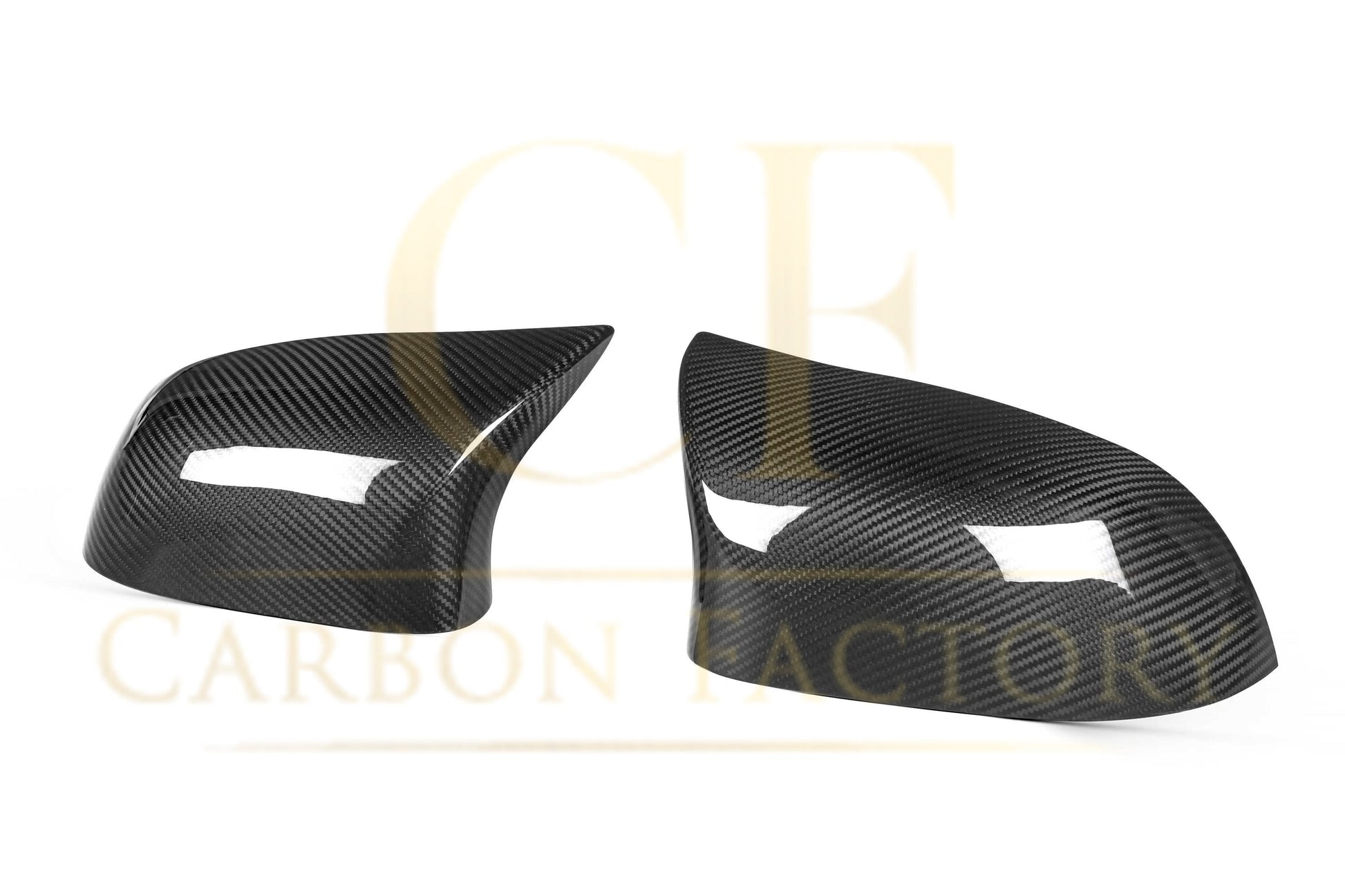 BMW F25 X3 F26 X4 F15 X5 F16 X6 MP Style Pre-preg Carbon Fibre Replacement Mirror Covers 14-18 by Carbon Factory-Carbon Factory