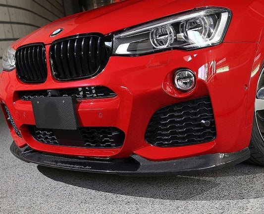 BMW F25 X3 F26 X4 M Sport Carbon Fibre Front Splitter 15-18 by Carbon Factory-Carbon Factory