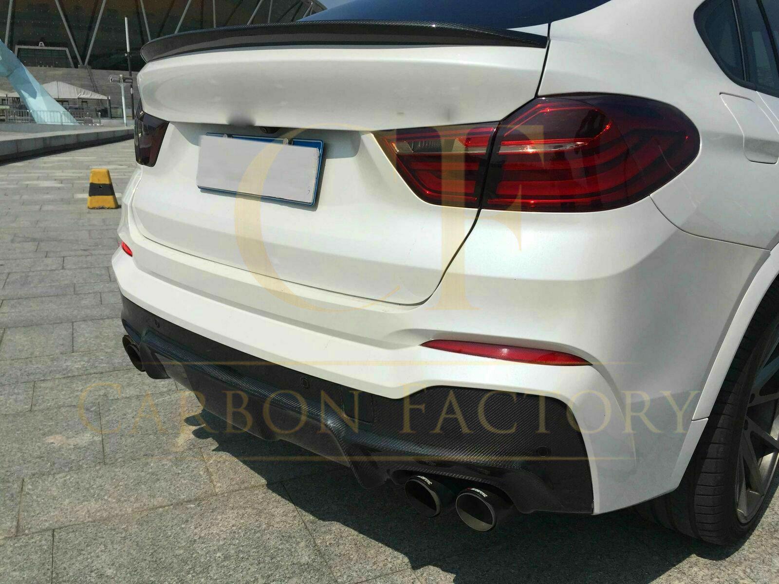 BMW F26 X4 M Sport 3D Style Carbon Fibre Rear Diffuser 15-Present by Carbon Factory-Carbon Factory