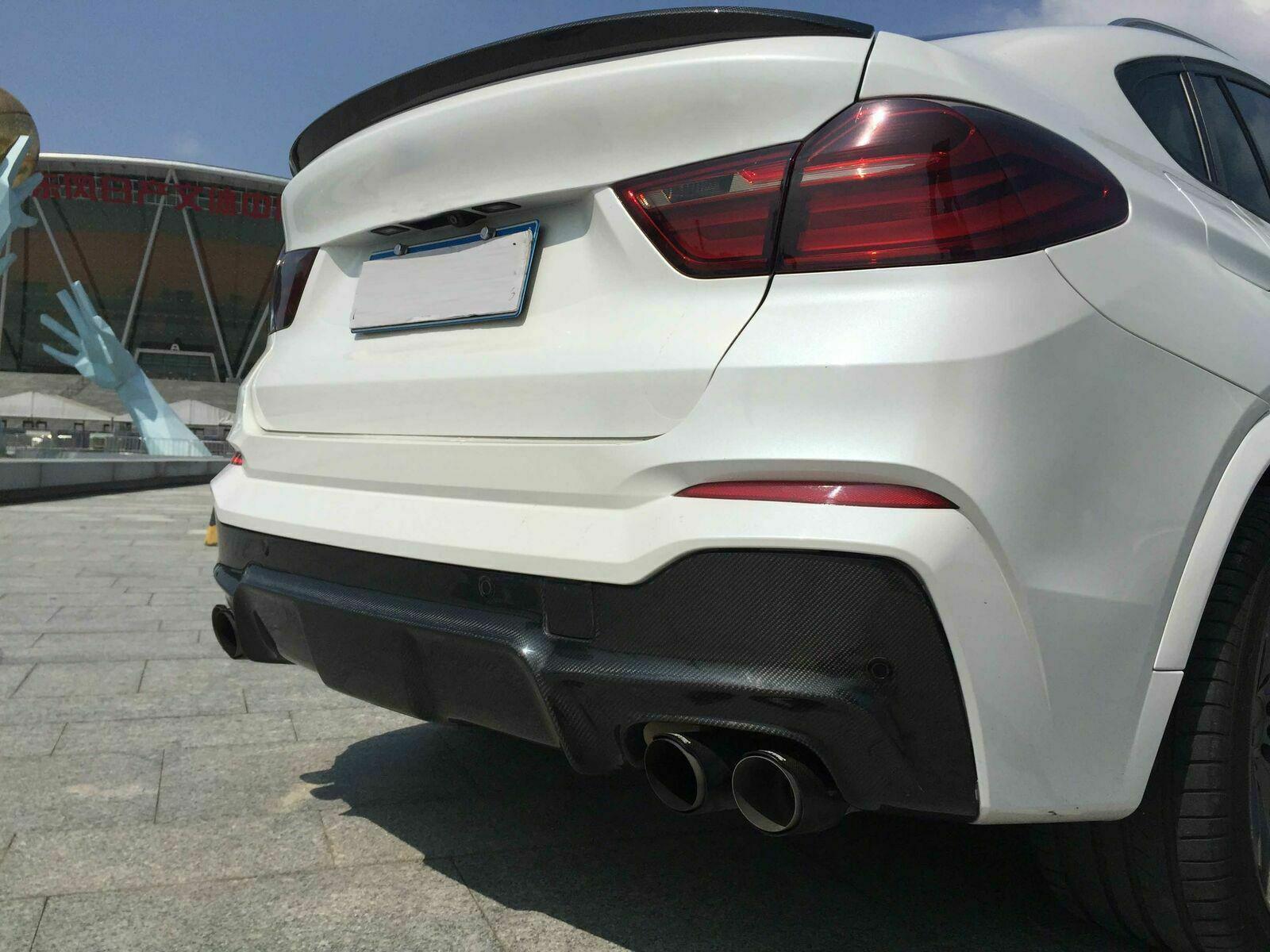 BMW F26 X4 M Sport 3D Style Carbon Fibre Rear Diffuser 15-Present by Carbon Factory-Carbon Factory