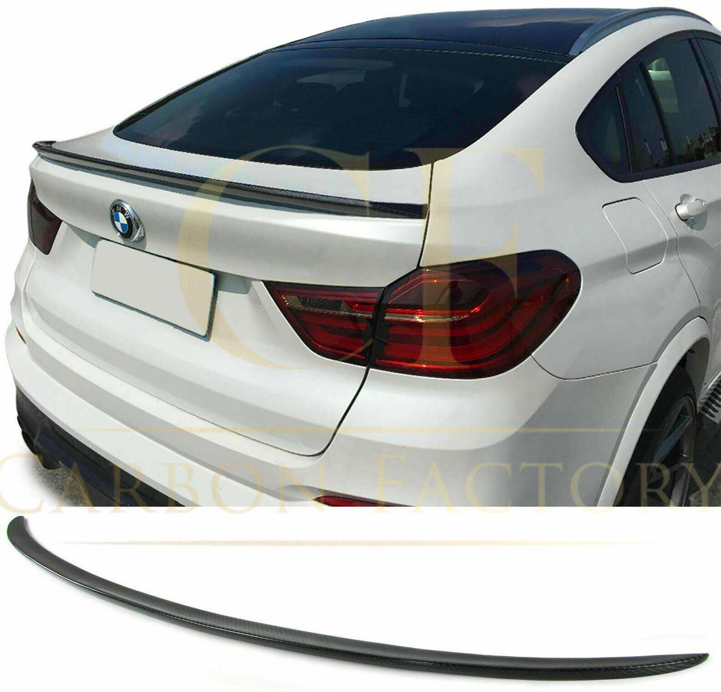 BMW F26 X4 MP Style Carbon Fibre Boot Spoiler 14-17 by Carbon Factory-Carbon Factory