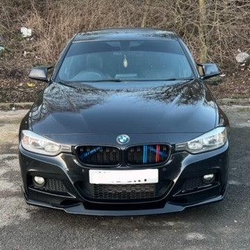 BMW F30 F31 3 Series M Sport MAD Style Gloss Black Front Splitter 12-19 by Carbon Factory-Carbon Factory