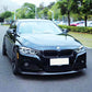 BMW F30 F31 3 Series M Sport MAD Style Gloss Black Front Splitter 12-19 by Carbon Factory-Carbon Factory