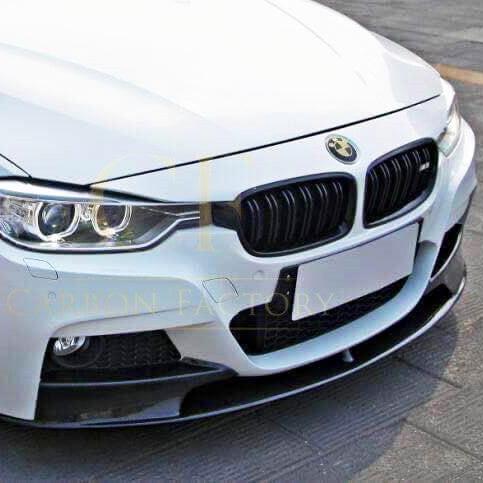 BMW F30 F31 3 Series M Sport MP Style Carbon Fibre Front Splitter 12-19-Carbon Factory